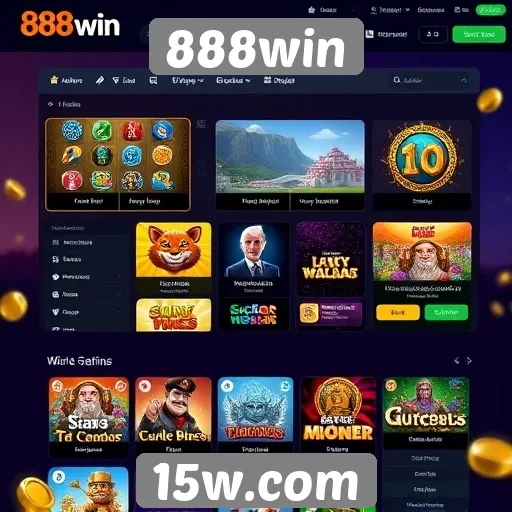 Interface do usuário do 888win e experiência de navegação